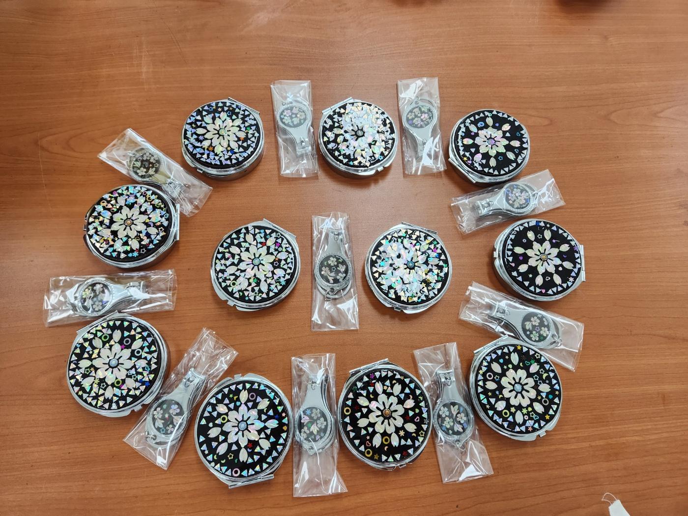 자개레진아트 공예(휴대용 약케이스)