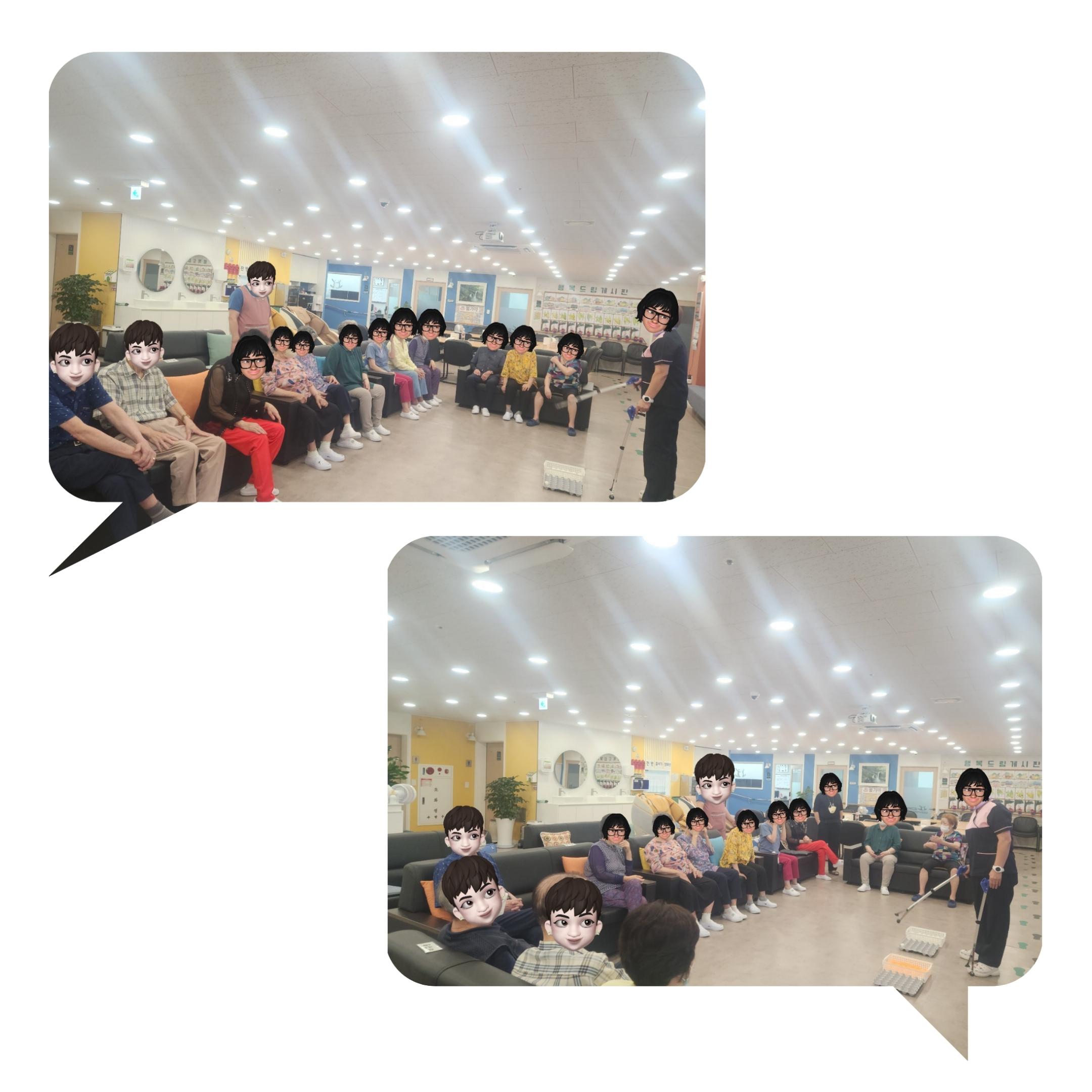 게임도 열심히 하시는 어르신들~