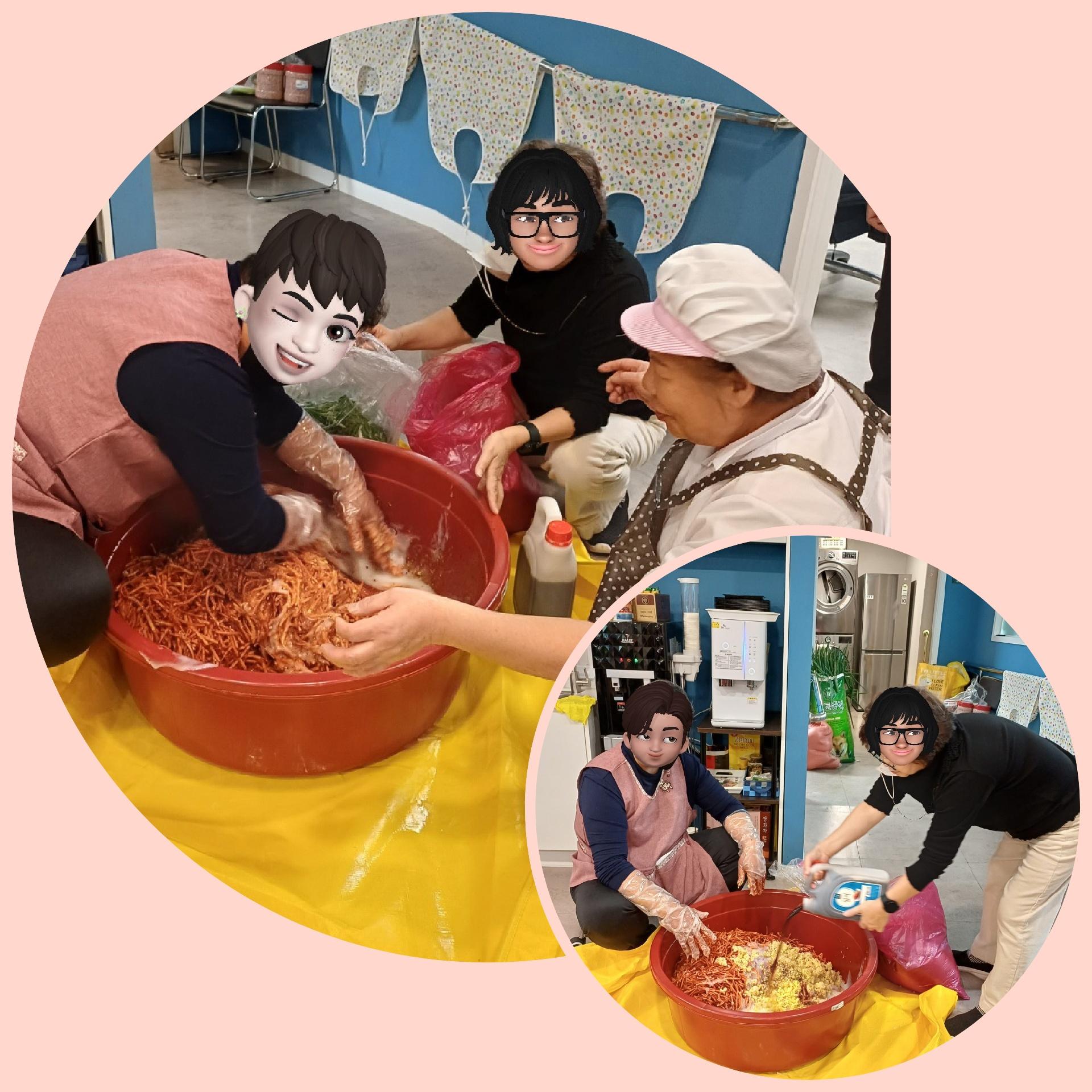 어르신들 월동준비 완료 했어요,,,